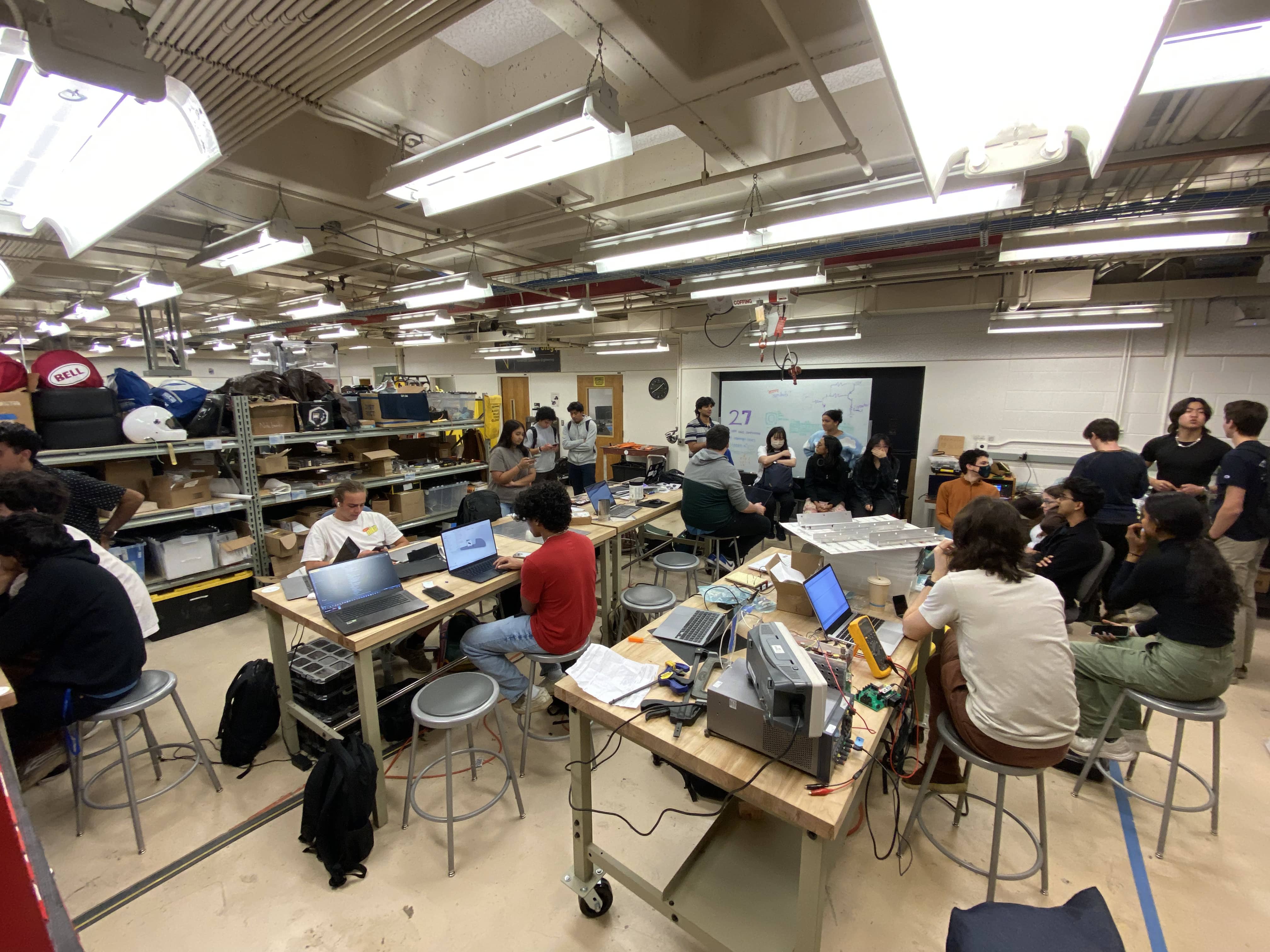 Team Members Gathered Before the General Meeting